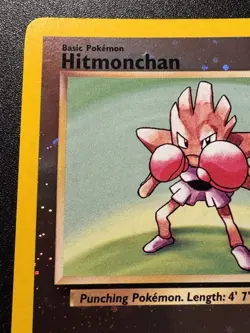 Hitmonchan WoTC Best of Game Promo 2 Pokemon Card Reverse Holo Swirl Near Mint - Image 3