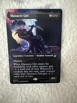 MTG Card Massacre Girl (Anime Borderless) Ravnica Remastered Regular 425 - Image 1