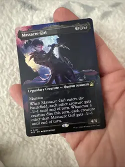 MTG Card Massacre Girl (Anime Borderless) Ravnica Remastered Regular 425 - Image 2