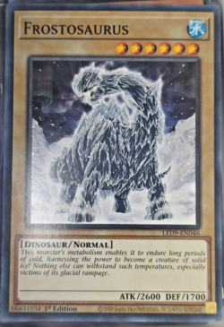 Yugioh Frostosaurus LED9-EN046 Trading Card Game CCG TCG 1st Ed. - Image 1