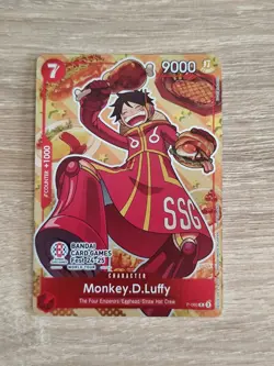 Monkey.D.Luffy (P-080) Bandai Card Games Fest 24-25 NM English One Piece TCG - Image 1
