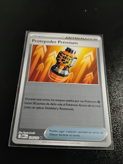 MEGA EVOLUTION POKEMON CARD PROTEPODER PREMIUM REVERSE HOLO FOIL SPANISH 124/132 - Image 1