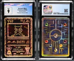 CGC 9 MINT Ancient Mew 2000 Movie Promo Reverse Holo SWIRL Pokemon Card - Image 3