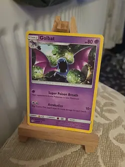 Pokemon Trading Card Game Golbat Sun And Moon Base Set Uncommon Card #55/149 - Image 1