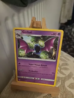 Pokemon Trading Card Game Golbat Sun And Moon Base Set Uncommon Card #55/149 - Image 3