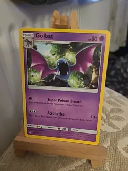 Pokemon Trading Card Game Golbat Sun And Moon Base Set Uncommon Card #55/149 - Image 5