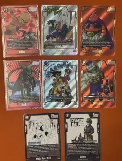 Dragon Ball Super Card Lot - Majin Buu, Dabura, Cell, Piccolo Jr, Chi-Chi Manga - Image 1