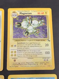 Vintage Holo Rare Pokemon Cards WOTC 1999 Base Set, Fossil, Jungle - MP/HP Ditto - Image 4