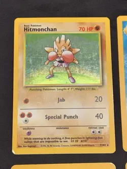 Vintage Holo Rare Pokemon Cards WOTC 1999 Base Set, Jungle, Fossil MP/HP Raichu - Image 2