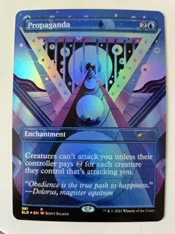 Propaganda Foil Borderless Secret L'air NM ENG MTG - Image 1