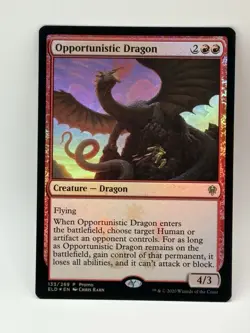 Opportunistic Dragon Throne of Eldraine Foil - Image 1