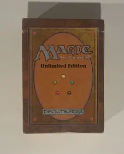 Magic: The Gathering ~ Unlimited Starter Deck Box (EMPTY) & Rule Book - Image 1
