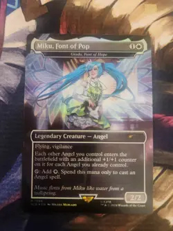 MTG Secret Lair - Hatsune Miku - Giada, Font Of Hope - English, FOIL NM - Image 1