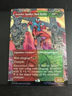 Scarlet Spider, Ben Reilly (Borderless) Marvel's Spider-Man Foil - Image 1