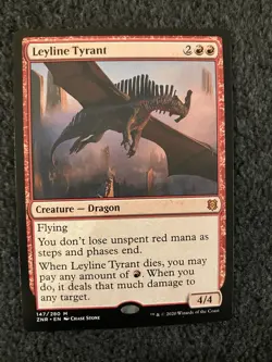 Magic The Gathering MTG - Leyline Tyrant - Zendikar Rising - Image 1