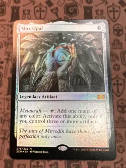 WOTC MtG Double Masters Mox Opal (MR) (Foil) NM - Image 1