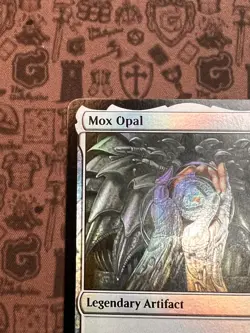 WOTC MtG Double Masters Mox Opal (MR) (Foil) NM - Image 2