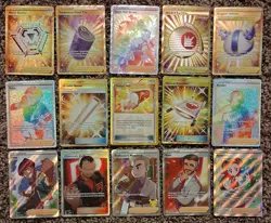 pokemon cards lot full art trainer rainbow rare gold ultra rare - Image 1
