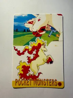 1999 Vintage Pokemon Pocket Monsters Vending Prism Sticker - Gengar #62 - Onix - Image 2
