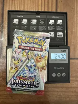 Pokemon TCG Scarlet & Violet Prismatic Evolutions Booster Pack -HEAVY 24.0g- - Image 1