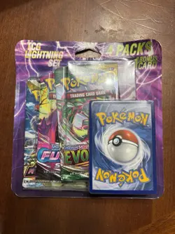 Pokemon TCG Lightning Set. 1-Evolving S, 1-Fusion S, 1-Astrial R, 1 -Trick T - Image 1