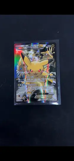 Pokemon TCG - Pikachu EX (Full Art) XY124 Promo Good Condition - Image 1
