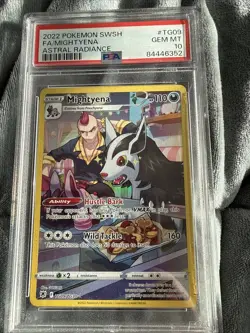 Pokemon TCG Mightyena TG09/TG30 Astral Radiance PSA 10 - Image 1