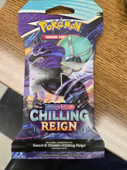 Pokemon TCG SWORD & SHIELD CHILLING REIGN Booster Pack NEW/SEALED - Image 1