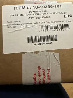 Case Of 4 Pokemon Prismatic Evolutions ETB Elite Trainer Box’s Factory Sealed. - Image 1