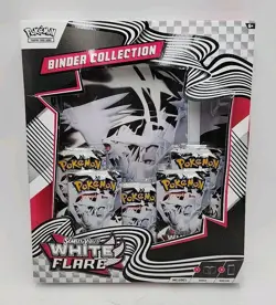 NEW Pokemon TCG Scarlet & Violet 10.5 White Flare Binder Collection Box - Image 1