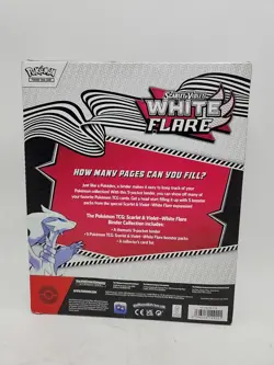 NEW Pokemon TCG Scarlet & Violet 10.5 White Flare Binder Collection Box - Image 3