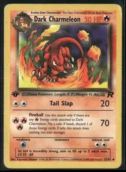 Pokemon - 1st Edition Team Rocket Dark Charmeleon 32/82 HP - Image 1