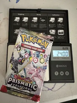 Pokemon TCG Prismatic Evolutions Booster Pack -HEAVY 24.0g- - Image 1