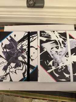 Pokemon White Flare Binder & Black Bolt Binder (One Of Each) - Image 1
