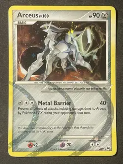 2009 Pokemon TCG Arceus Lv.100 AR9 Holo Rare - Image 1