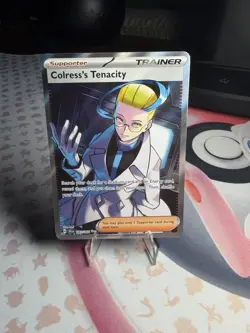 Pokemon TCG Colress's Tenacity 087/064 Shrouded Fable Ultra Rare Trainer - Image 1
