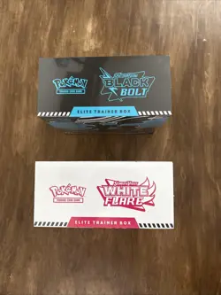 Pokemon Black Bolt & White Flare Elite Trainer Boxes Factory Sealed - Image 3