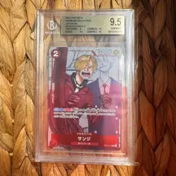 BGS 9.5 One Piece Premium Collection Sanji JPN OP01-013 - Image 1