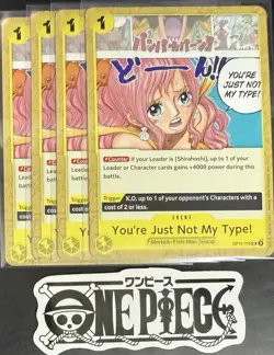 4 x One Piece OP11-115 UC You're Just Not - ENG - Regular - Playset - TCG - NM/M - Image 1