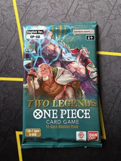OP08 Two Legends Booster Pack - Sealed English - One Piece Card Game TCG - Image 1