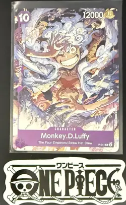 One Piece P-041 P Monkey.D.Luffy - English - Regular - TCG - NM/M - Image 1