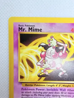 Pokemon TCG Mr. Mime 22/64 Jungle Set Non-Holo Rare Card - Image 5