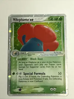 Vileplume EX 100/101 - 2004 Hidden Legends Holo - Rare Pokemon TCG Card HP - Image 1