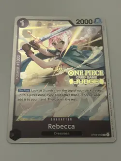 Rebecca (Judge Pack Vol. 6) OP04-092 One Piece Promotion Cards Foil - Image 1