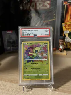 Celebi 009/185 PSA 9 Mint Amazing Rare Pokemon Card TCG Vivid Voltage Legendary - Image 1