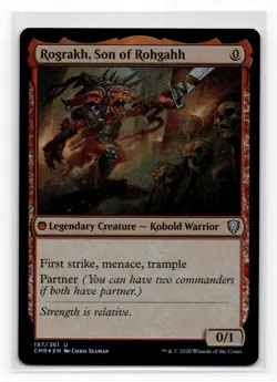 Rograkh, Son of Rohgahh Foil Near Mint MTG Commander Legends 197 - Image 1
