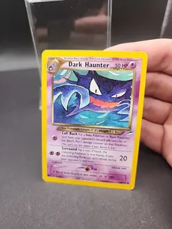 Dark Haunter 36/105 Neo Destiny Set Vintage Pokemon Card LP - Image 2