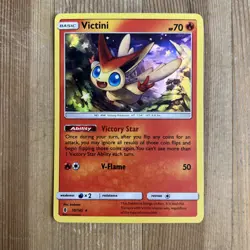Victini - 10/145 - Guardians Rising Holo Rare 2017 TCG - Pokemon Card - VLP - Image 1