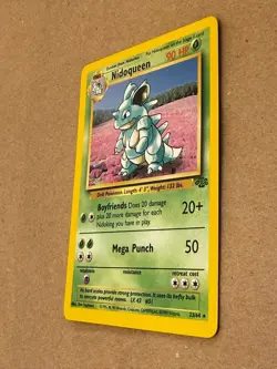 Nidoqueen 23/64 Jungle Unlimited Regular Pokemon Card NM - Image 3
