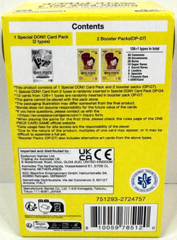 One Piece 500 Years Into The Future Double Pack DP-04 w/2 Packs + 1 Don/25 Cards - Image 3